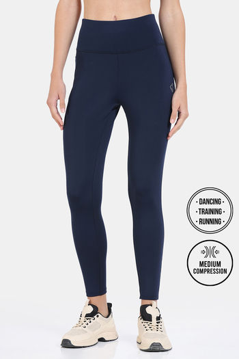 Buy Zelocity Quick Dry Gym Leggings - Pageant Blue